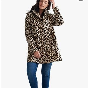 NWOT Women’s Plus Size Leopard Print Raincoat